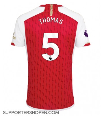 Arsenal Thomas Partey #5 Hemma Matchtröja 2023-24 Kortärmad